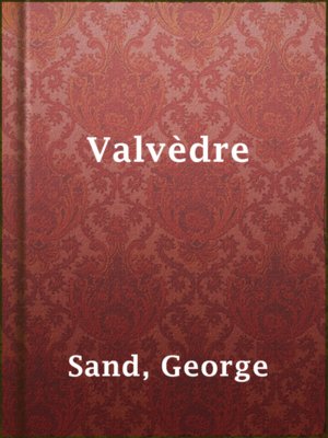 cover image of Valvèdre